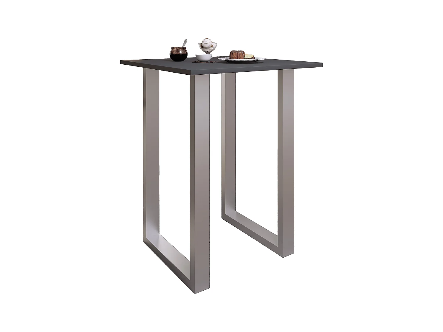 Barbecue Xona Silver / Anthracite H. 102 x W. 80 x D. 80 cm