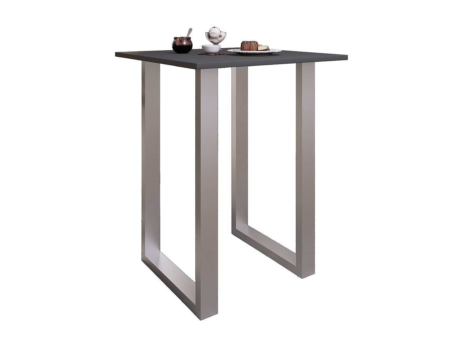 VCM Premium Bois Alu Bar Table de bar Table de bistrot Table de bar...
