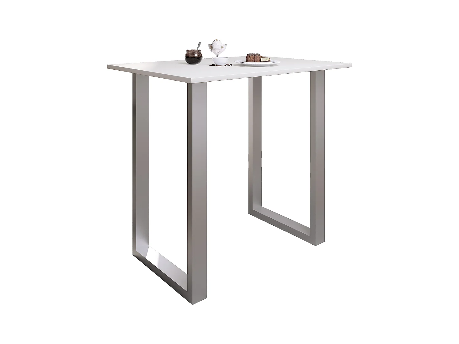 Barbecue Xona Silver / White H. 102 x W. 110 x D. 80 cm