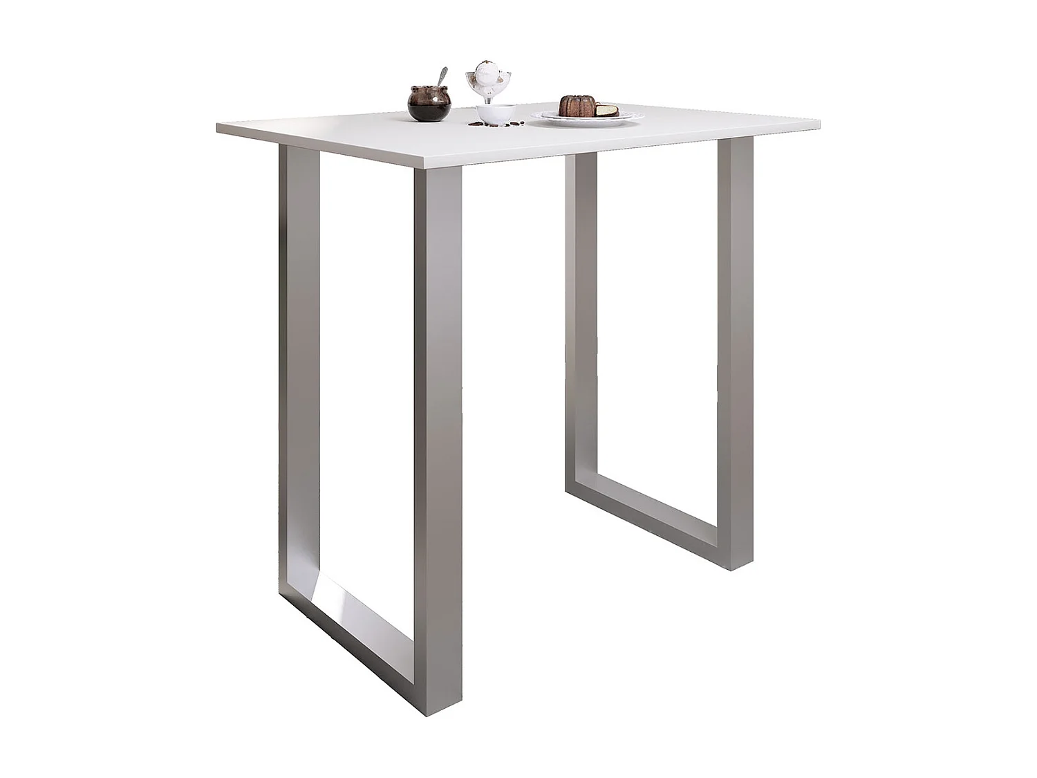 Barbecue Xona Silver / White H. 102 x W. 110 x D. 80 cm