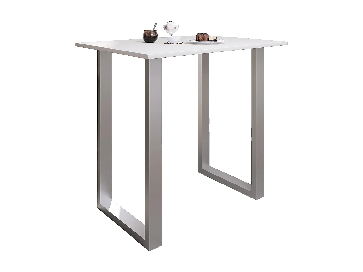 Barbecue Xona Silver / White H. 102 x W. 110 x D. 80 cm