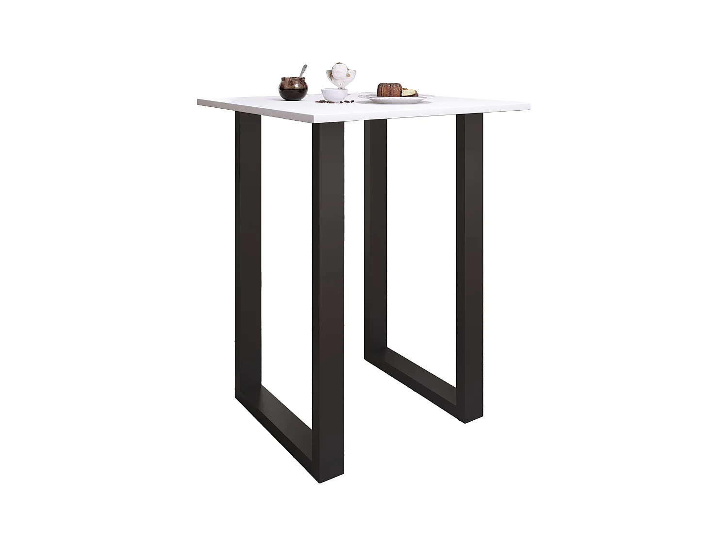 Barbecue Xona Black / White H. 102 x W. 80 x D. 80 cm