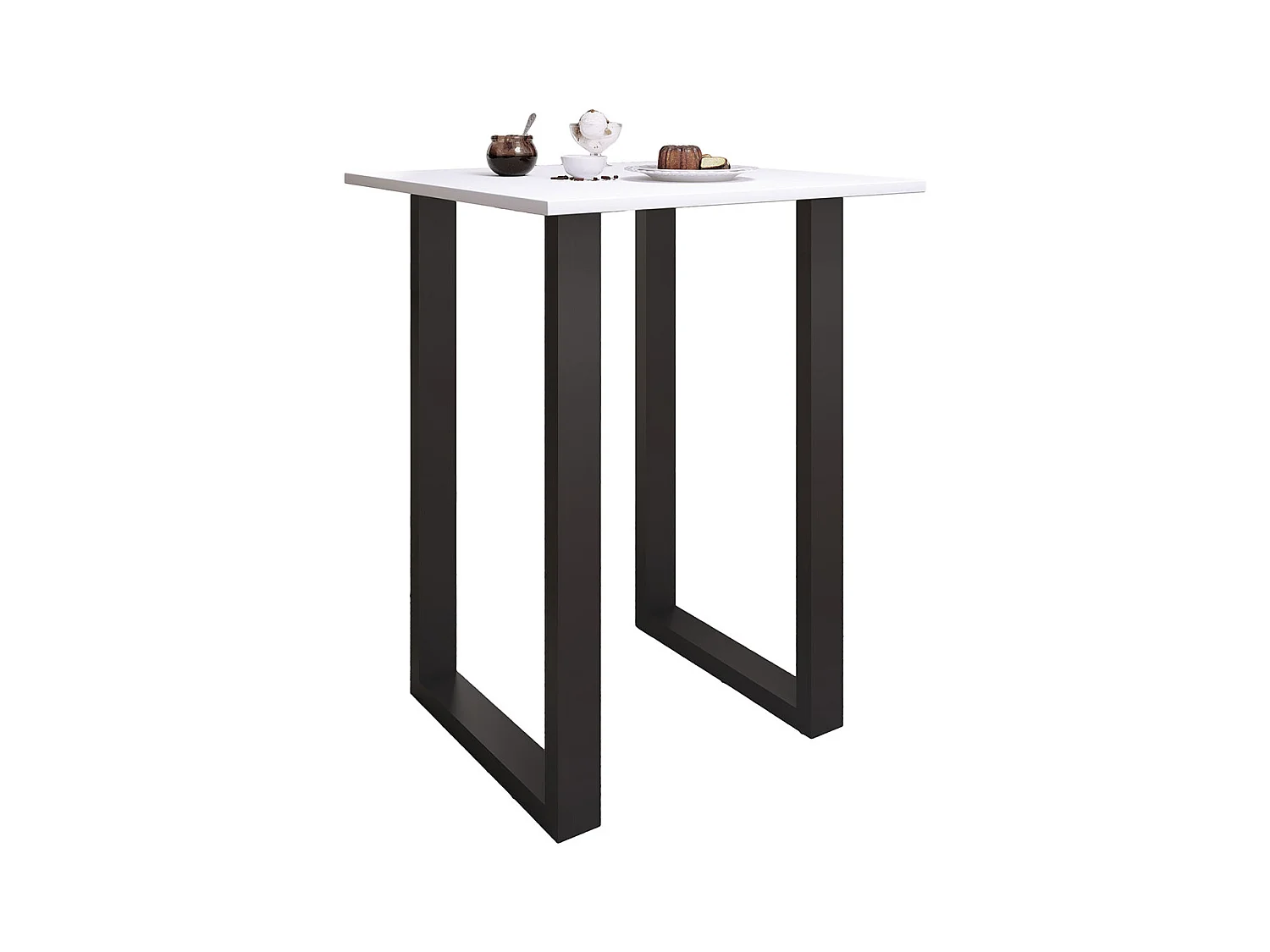 Tavolo da tavolo a barre in legno Xona 80x80
