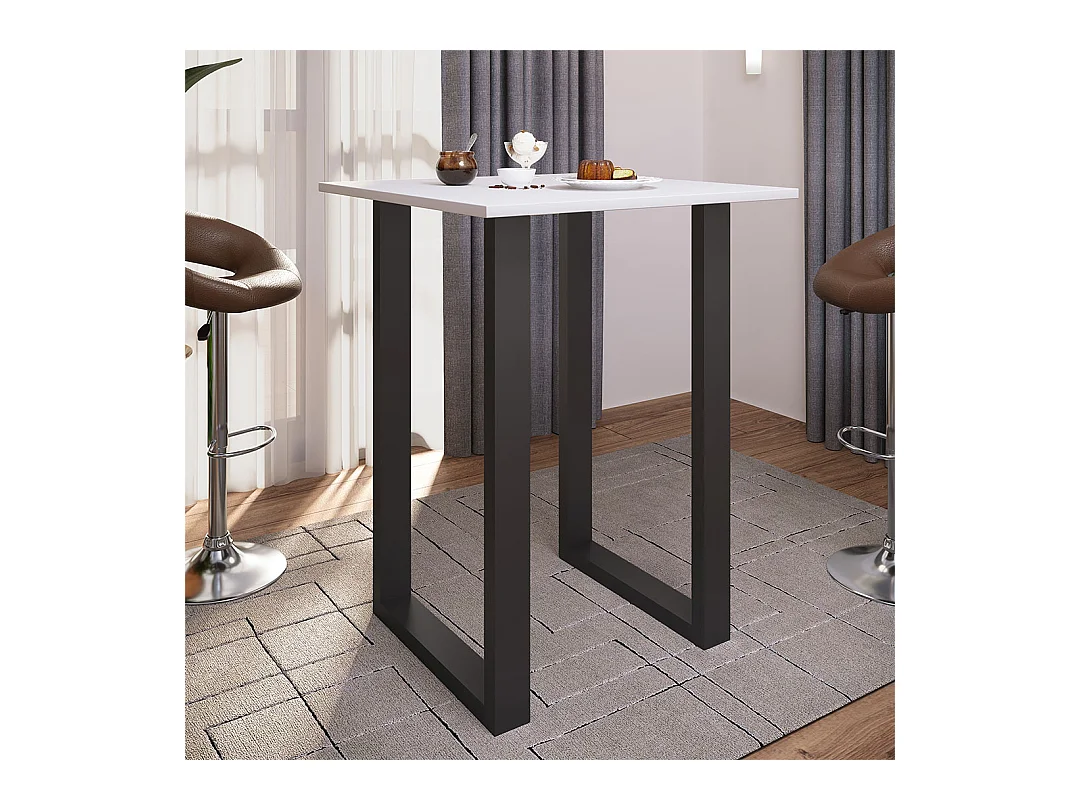 Tavolo da tavolo a barre in legno Xona 80x80