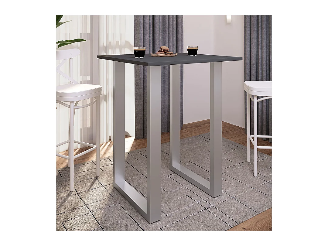 Tavolo da tavolo a barre in legno Xona 80x50