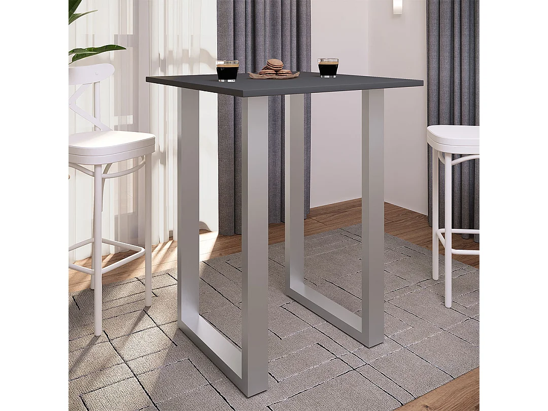 Barbecue Xona Silver / Anthracite H. 102 x W. 80 x D. 50 cm