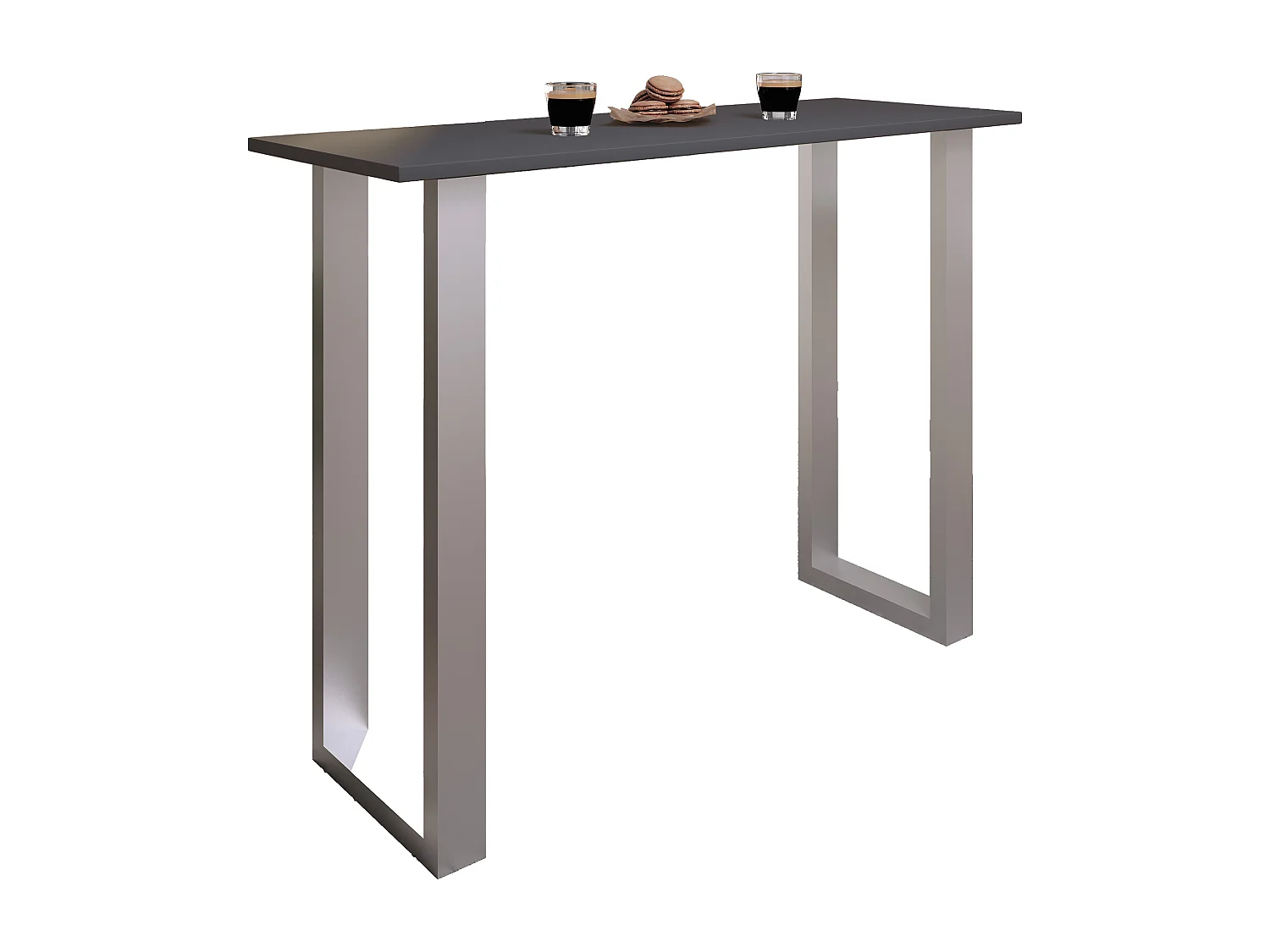 Barbecue Xona Silver / Anthracite H. 102 x W. 140 x D. 50 cm