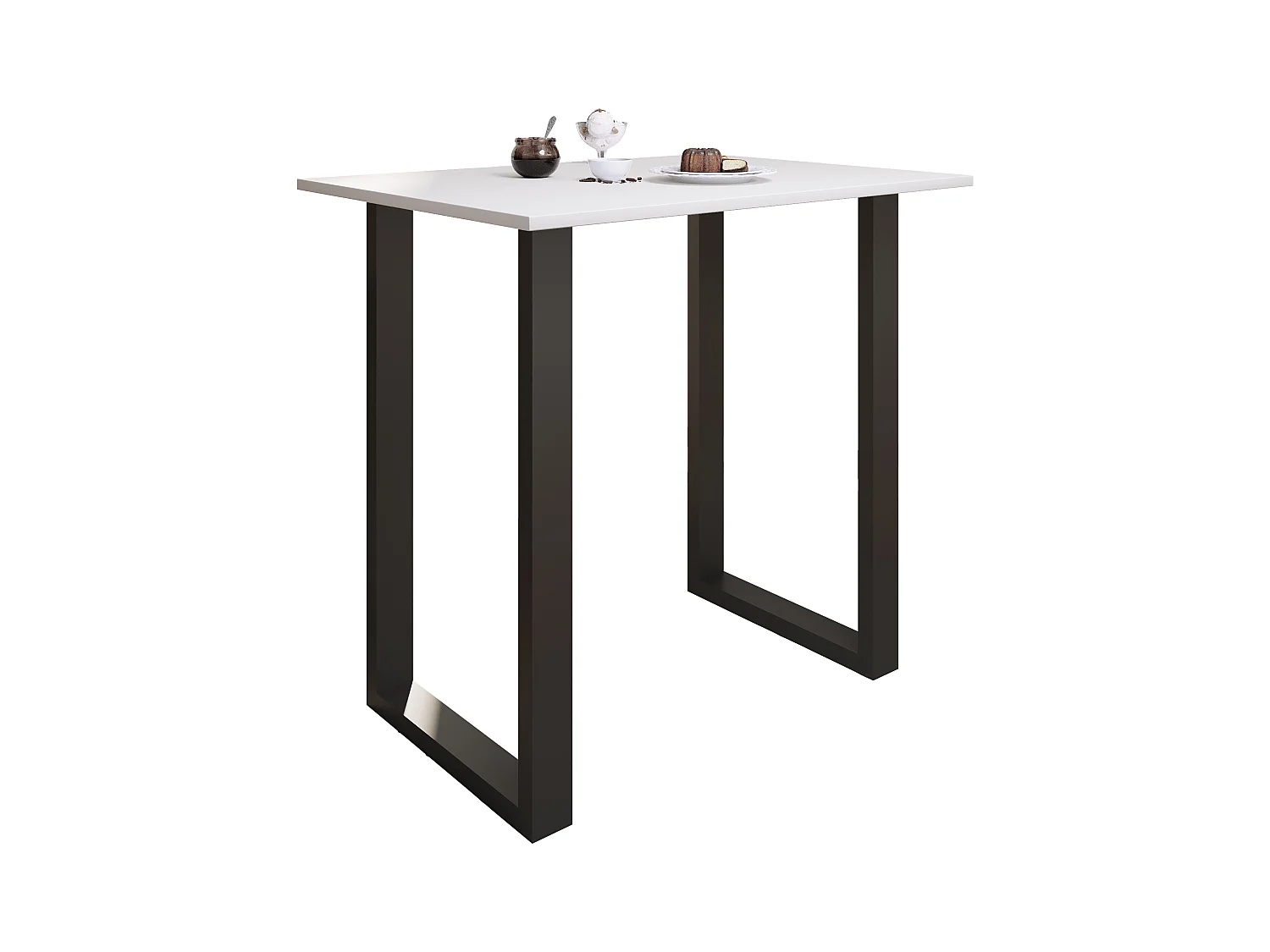Houten bar tafel staande tafel Xona 110x80
