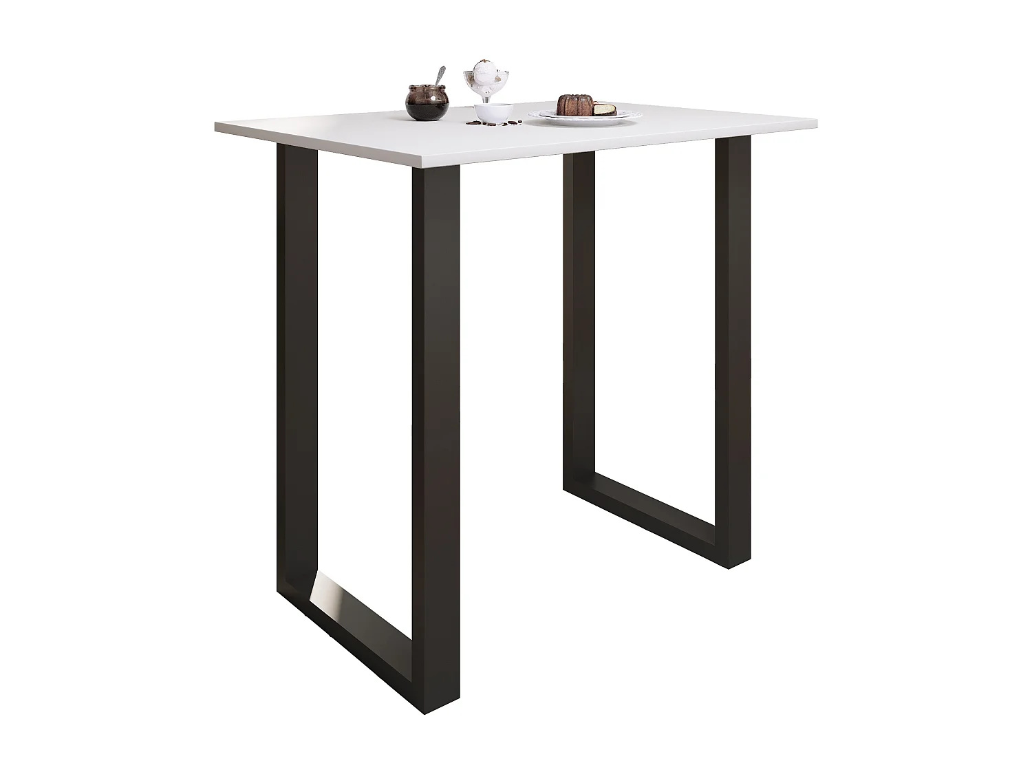 Houten bar tafel staande tafel Xona 110x80