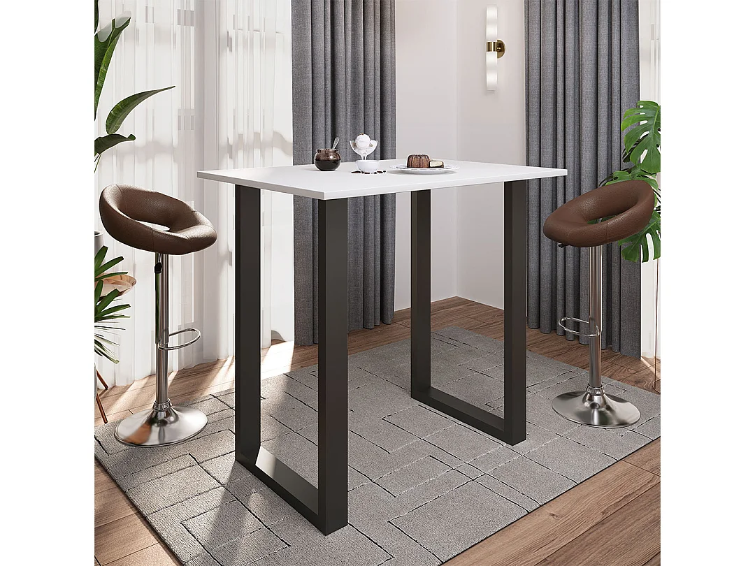 Houten bar tafel staande tafel Xona 110x80