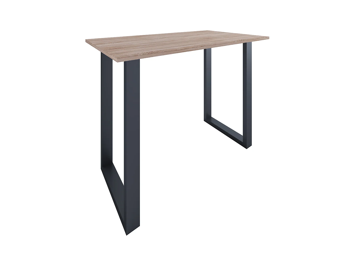 Barbecue Xona Black / Sonoma oak H. 102 x W. 140 x D. 80 cm