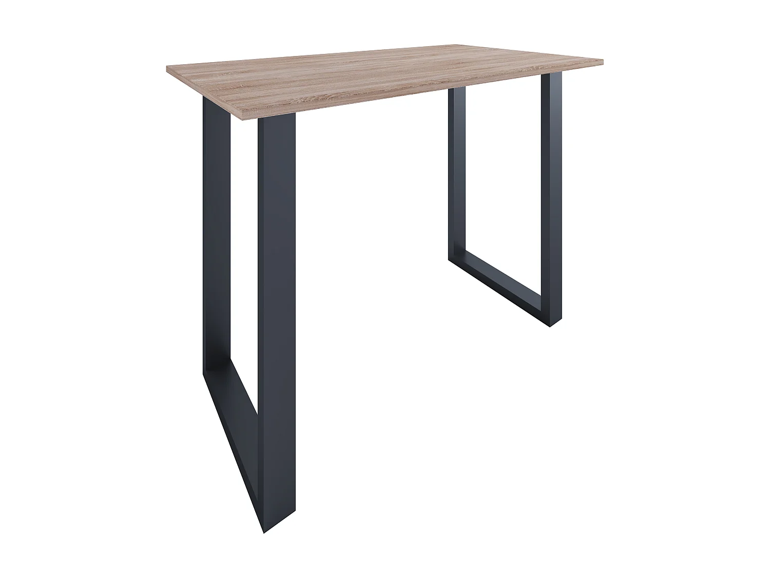 Barbecue Xona Black / Sonoma oak H. 102 x W. 140 x D. 80 cm