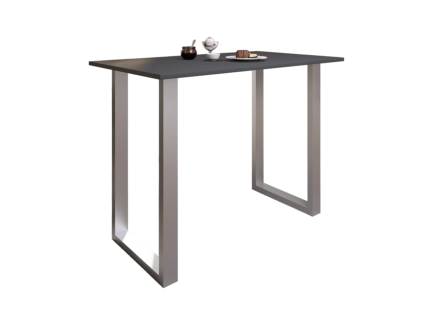 Barbecue Xona Silver / Anthracite H. 102 x W. 140 x D. 80 cm