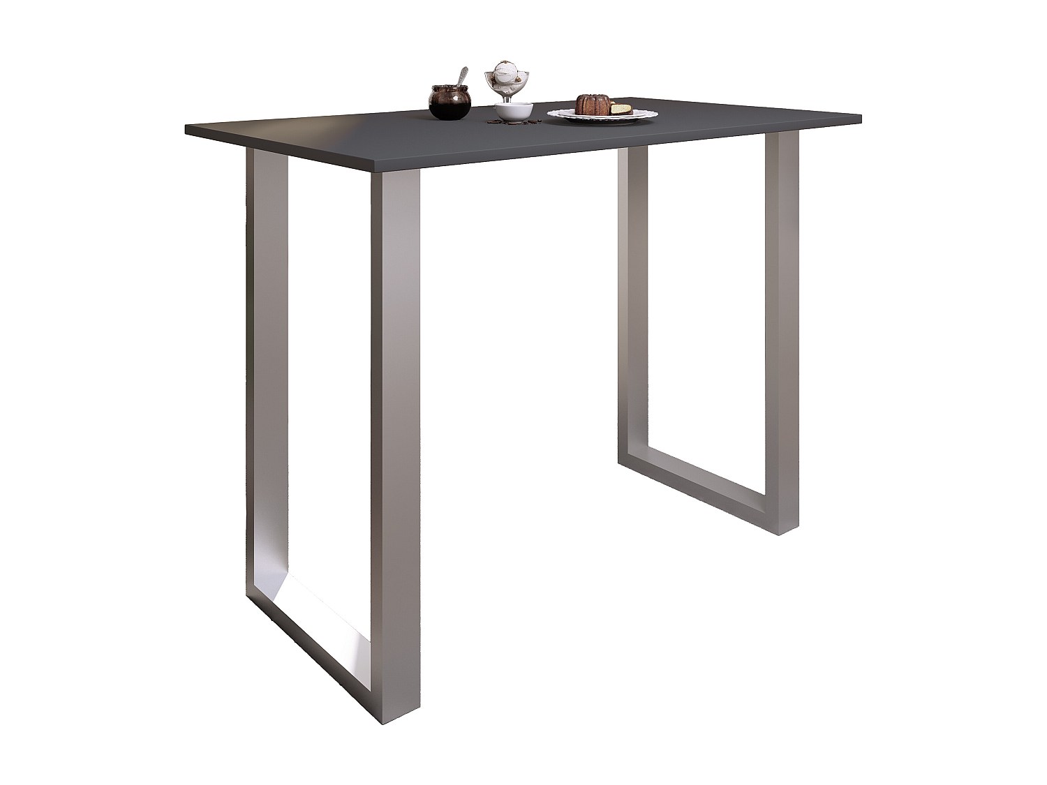 VCM Premium Bois Alu Bar Table de bar Table de bistrot Table de bar...