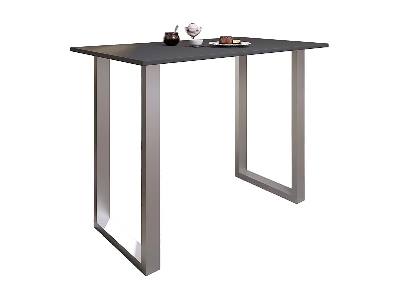 Barbecue Xona Silver / Anthracite H. 102 x W. 140 x D. 80 cm