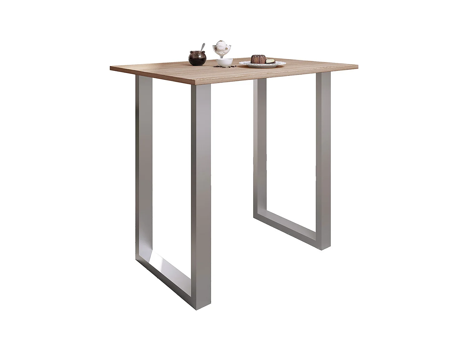 Holz Bartisch Stehtisch Tisch Tresen Xona 110x80