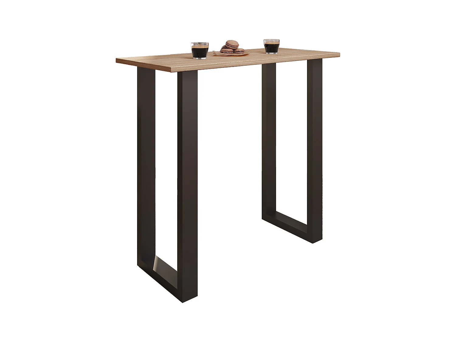 Barbecue Xona Black / Sonoma oak H. 102 x W. 110 x D. 50 cm