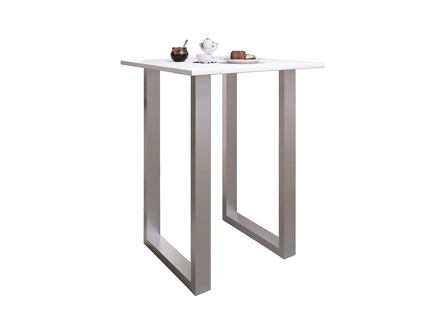 Barbecue Xona Silver / White H. 102 x W. 80 x D. 80 cm