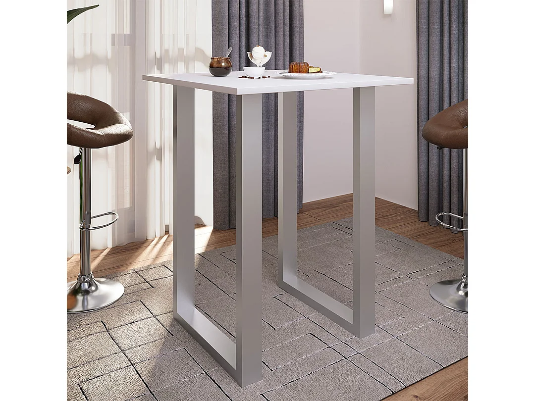 Barbecue Xona Silver / White H. 102 x W. 80 x D. 80 cm