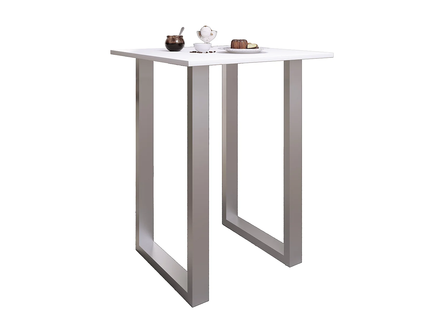 Houten bar tafel staande tafel Xona 80x80