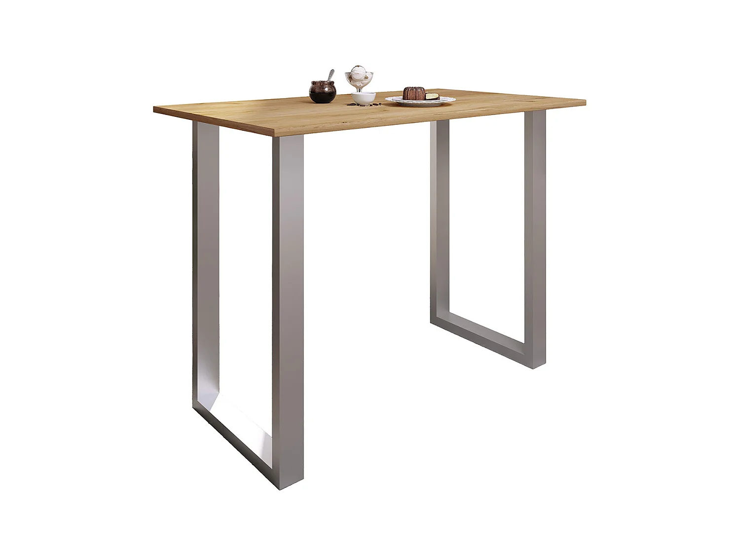 Tavolo da bar in legno Xona 140x80