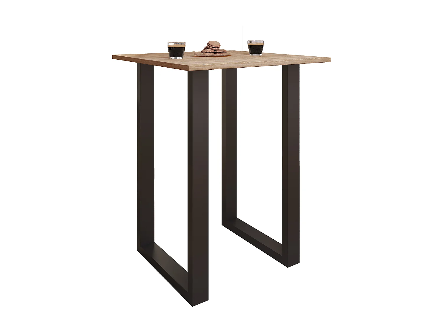 Barbecue Xona Black / Sonoma oak H. 102 x W. 80 x D. 50 cm