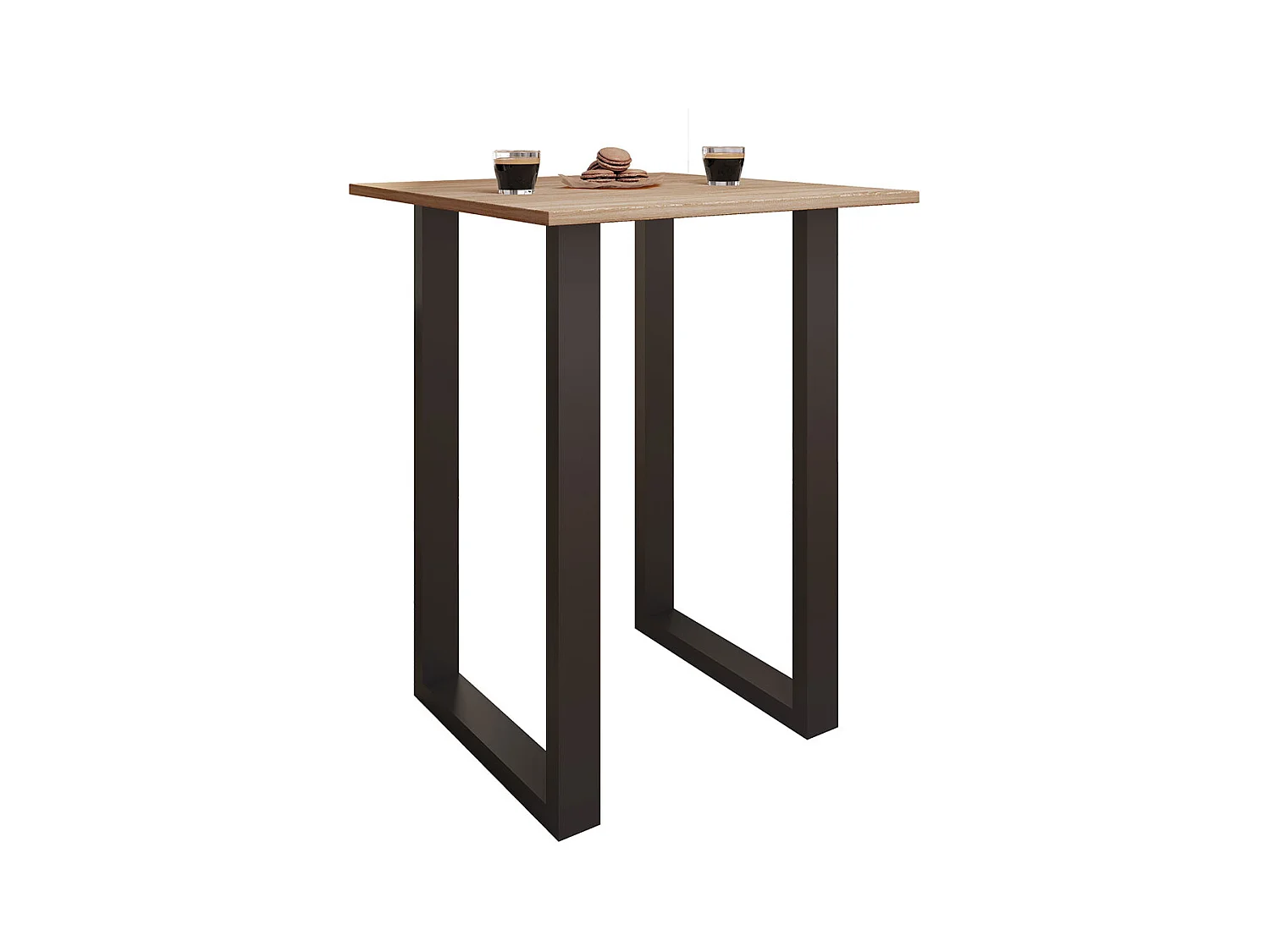 Tavolo da tavolo a barre in legno Xona 80x50