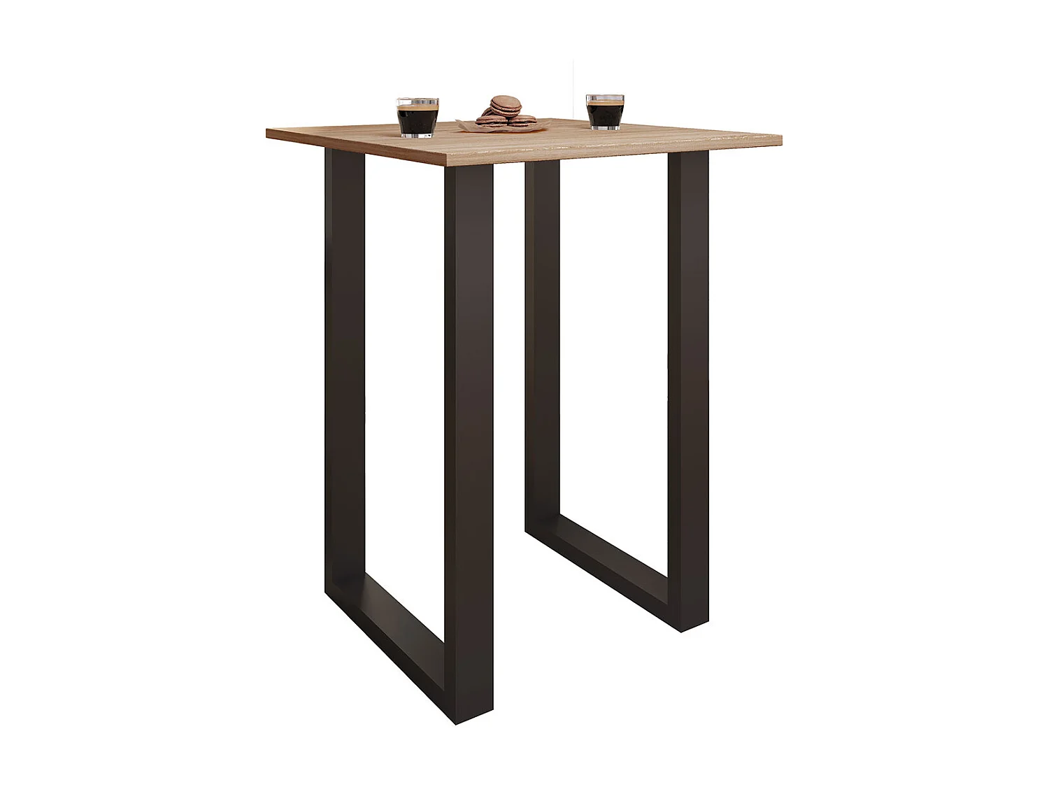 Barbecue Xona Black / Sonoma oak H. 102 x W. 80 x D. 50 cm