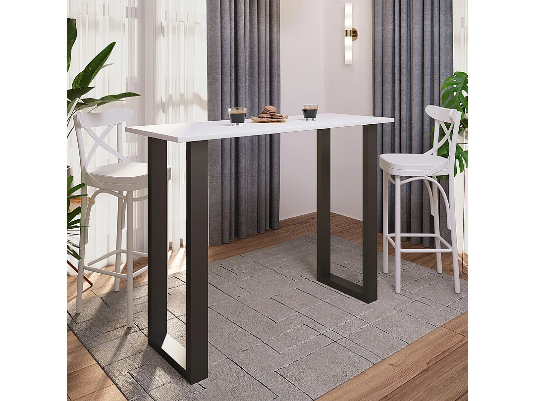 Barbecue Xona Black / White H. 102 x W. 140 x D. 50 cm