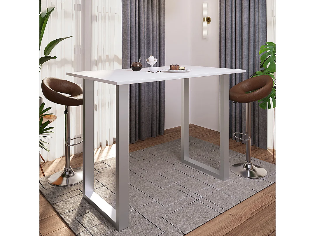 Barbecue Xona Silver / White H. 102 x W. 140 x D. 80 cm