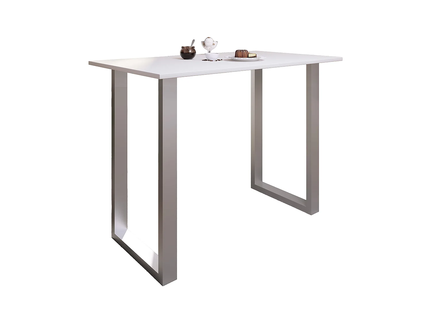 Barbecue Xona Silver / White H. 102 x W. 140 x D. 80 cm