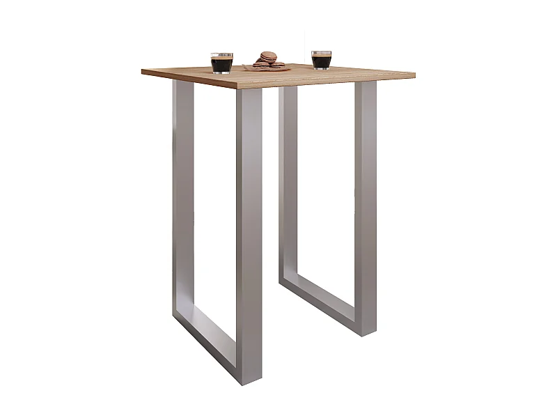 Barbecue Xona Silver / Sonoma oak H. 102 x W. 80 x D. 50 cm