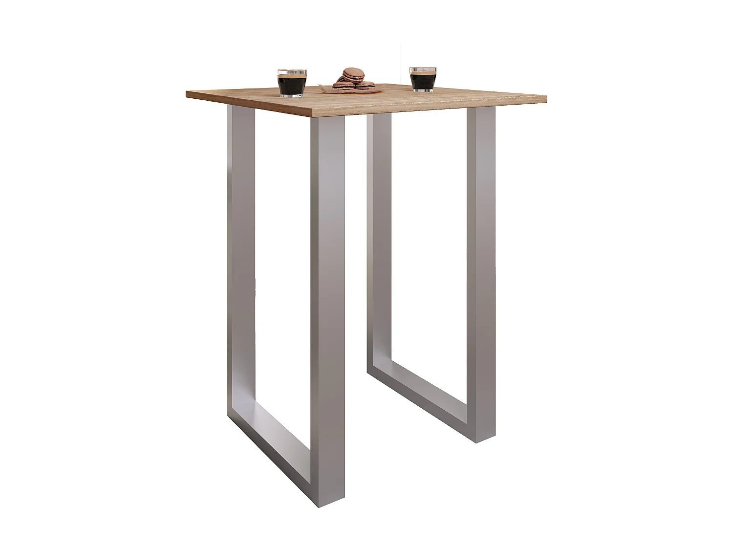 Barbecue Xona Silver / Sonoma oak H. 102 x W. 80 x D. 50 cm