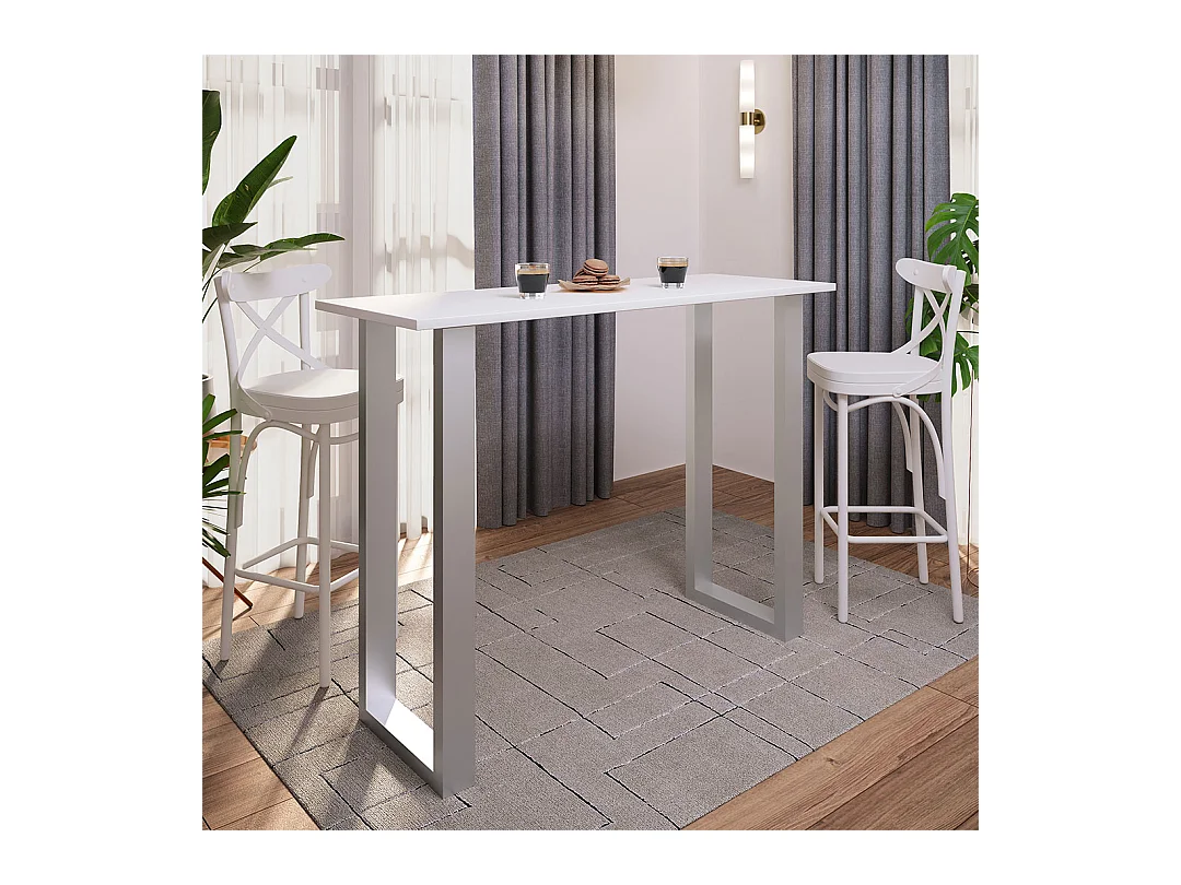 Barbecue Xona Silver / White H. 102 x W. 140 x D. 50 cm