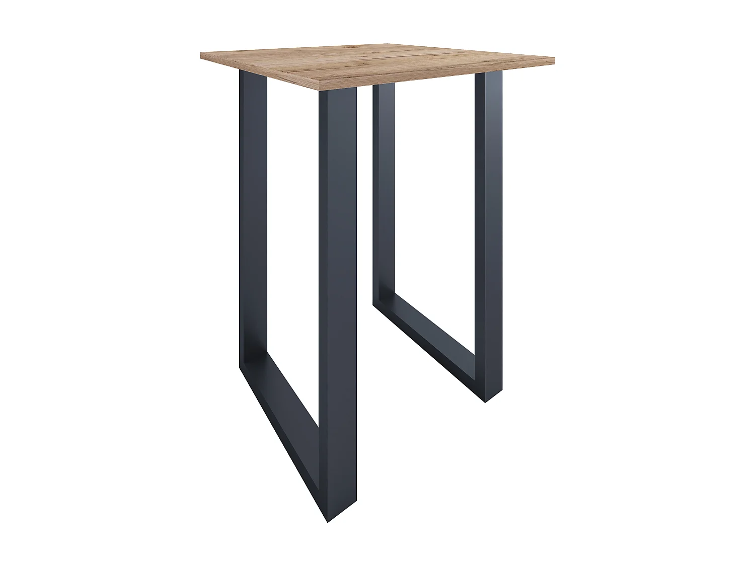 Barbecue Xona Black / Honey oak H. 102 x W. 80 x D. 80 cm