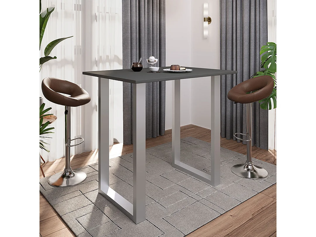 Barbecue Xona Silver / Anthracite H. 102 x W. 110 x D. 80 cm