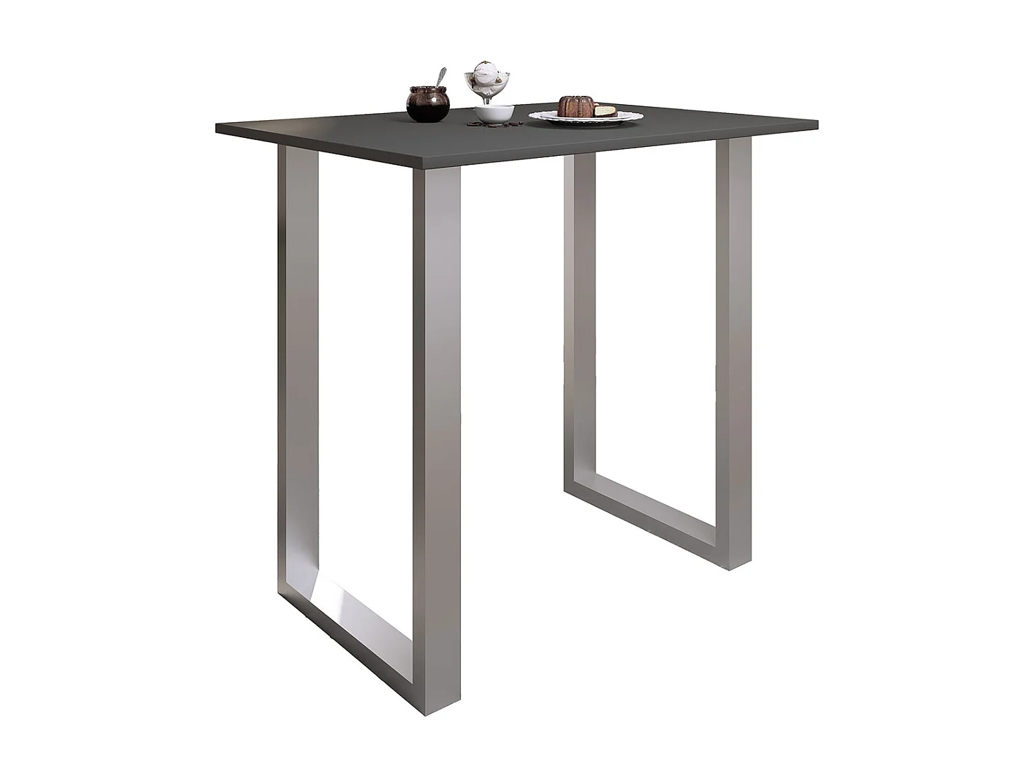 Barbecue Xona Silver / Anthracite H. 102 x W. 110 x D. 80 cm