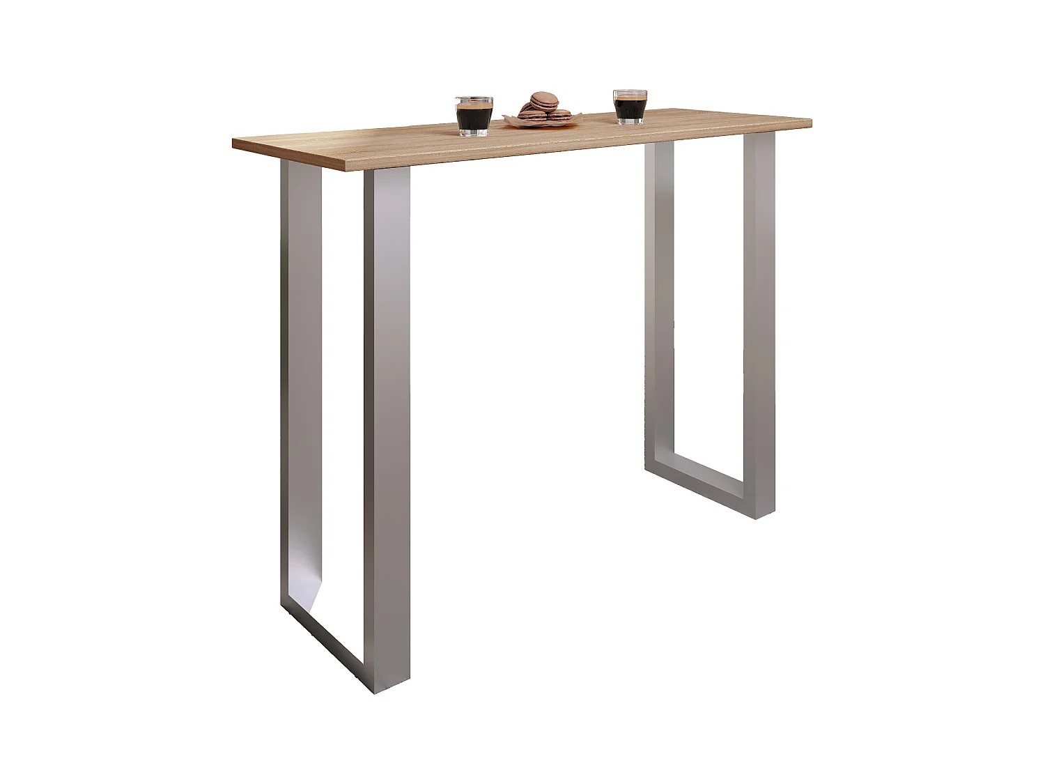 Barbecue Xona Silver / Sonoma oak H. 102 x W. 140 x D. 50 cm