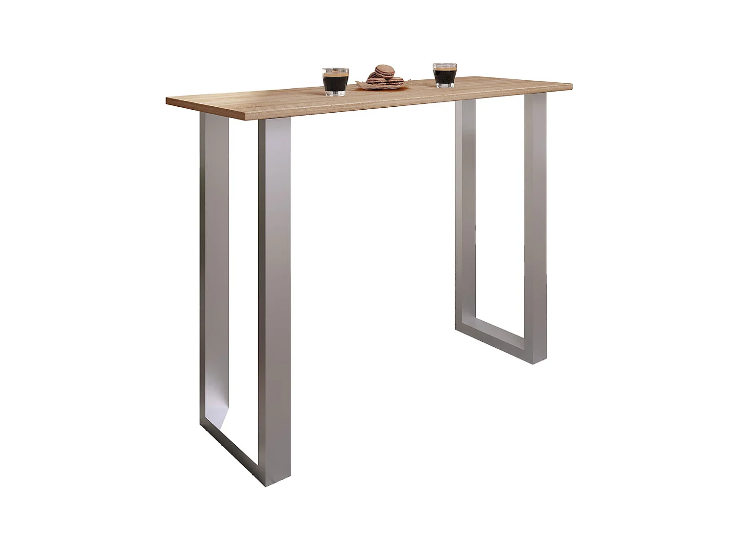 Barbecue Xona Silver / Sonoma oak H. 102 x W. 140 x D. 50 cm