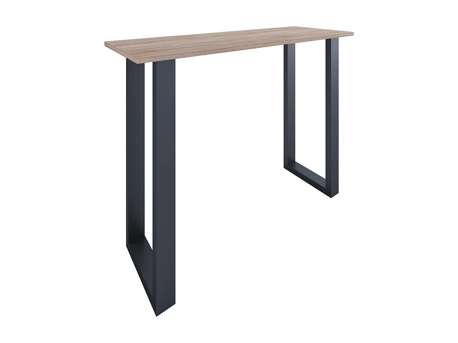 Barbecue Xona Black / Sonoma oak H. 102 x W. 140 x D. 50 cm