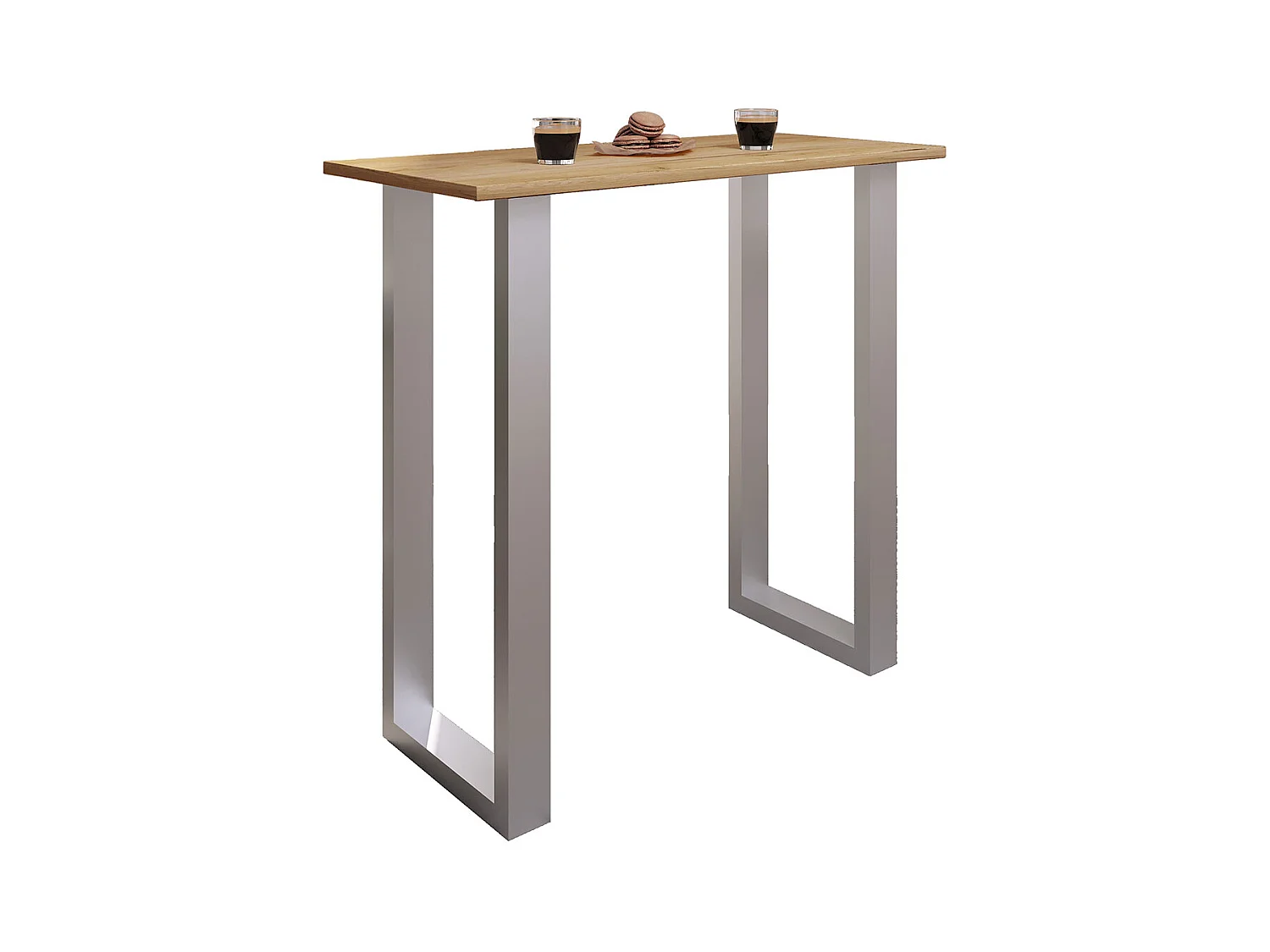 Tavolo da tavolo a barre in legno Xona 110x50