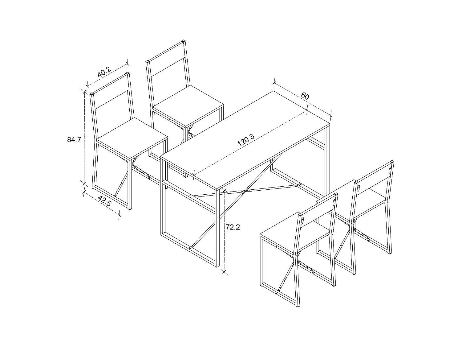 Grupa wyżywienia Insasi Biały W. 85 x S. 120 x G. 60 cm