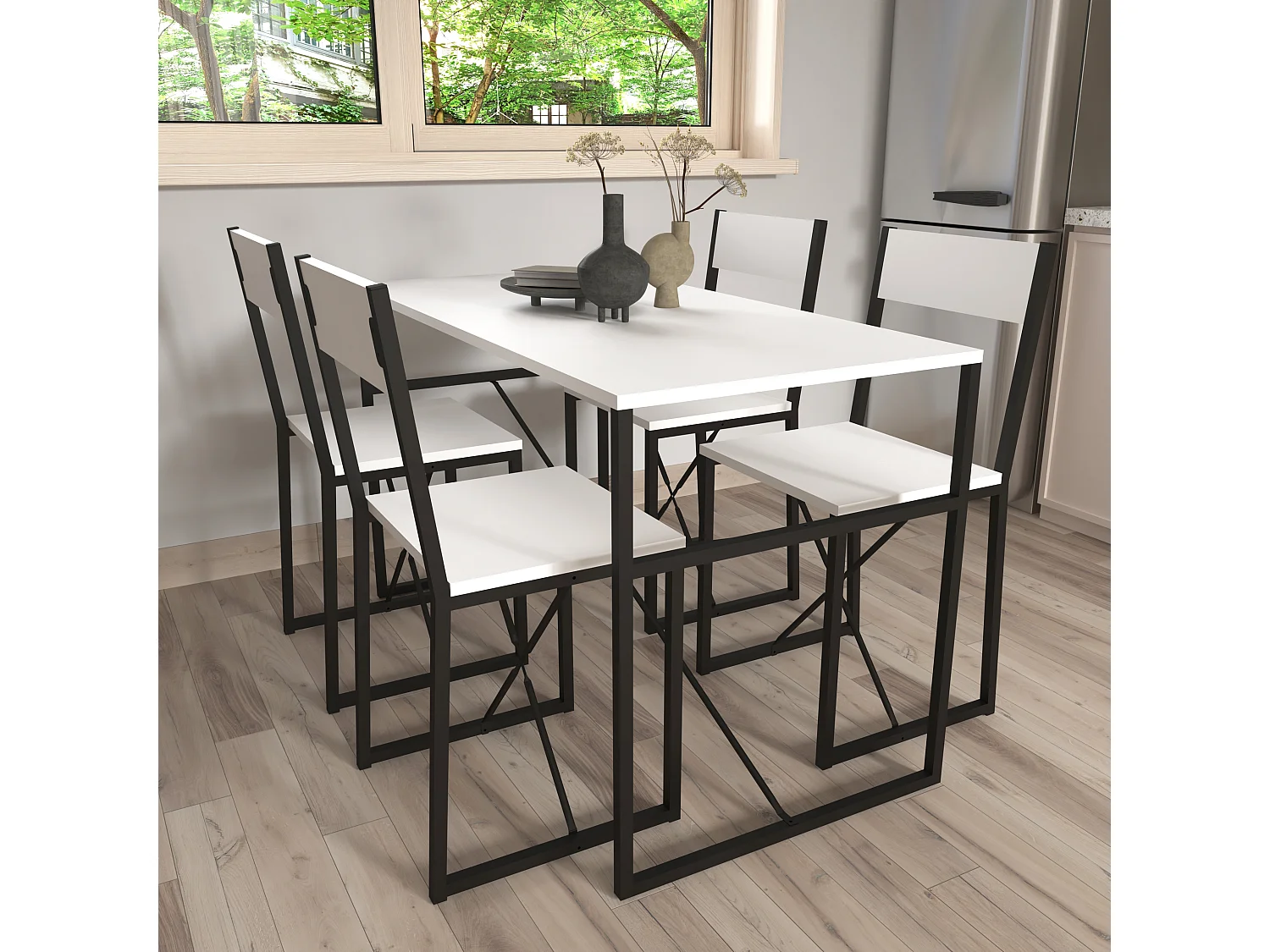 5 stks Eettafel Groep Set Insasi L