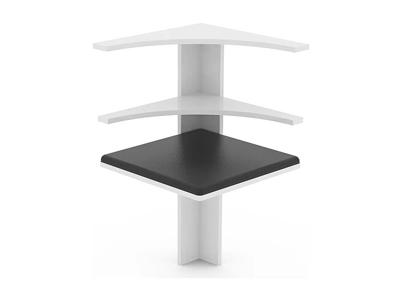 Dining Group Esal White H. 78 x W. 43 x D. 42 cm