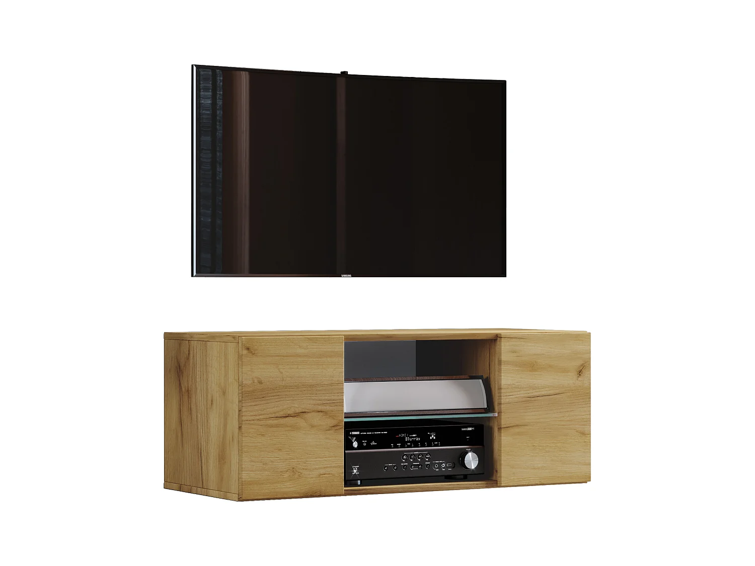 TV Furniture Jusa Honey oak H. 40 x W. 115 x D. 36 cm