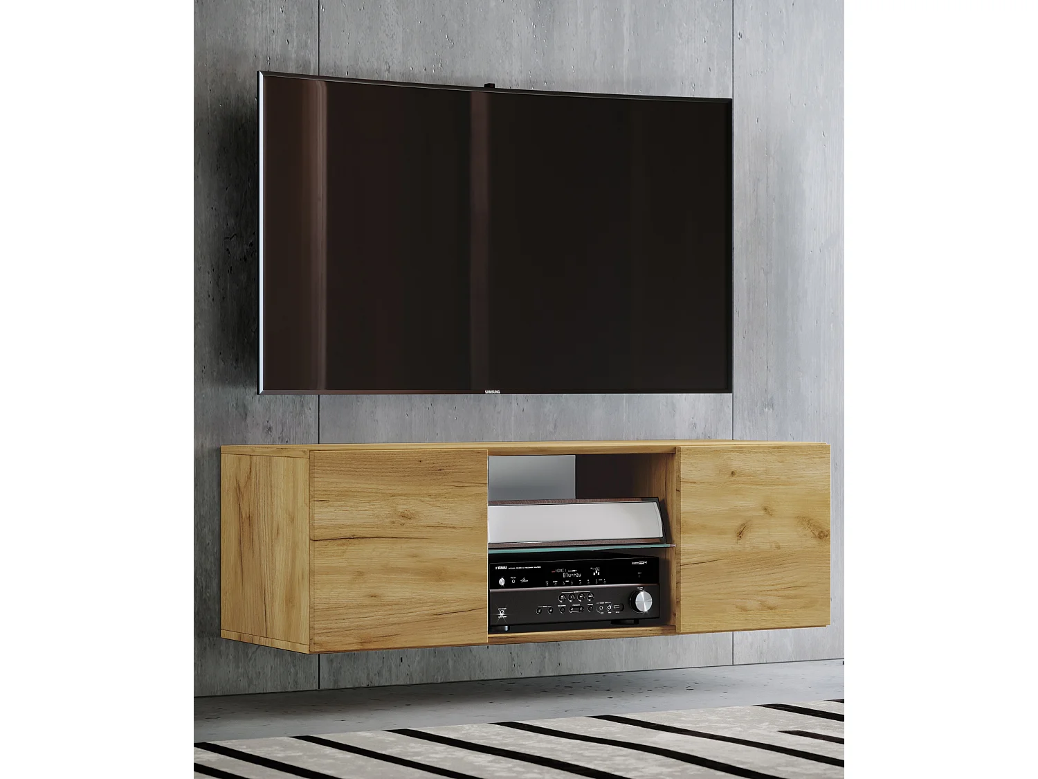 TV Furniture Jusa Honey oak H. 40 x W. 115 x D. 36 cm