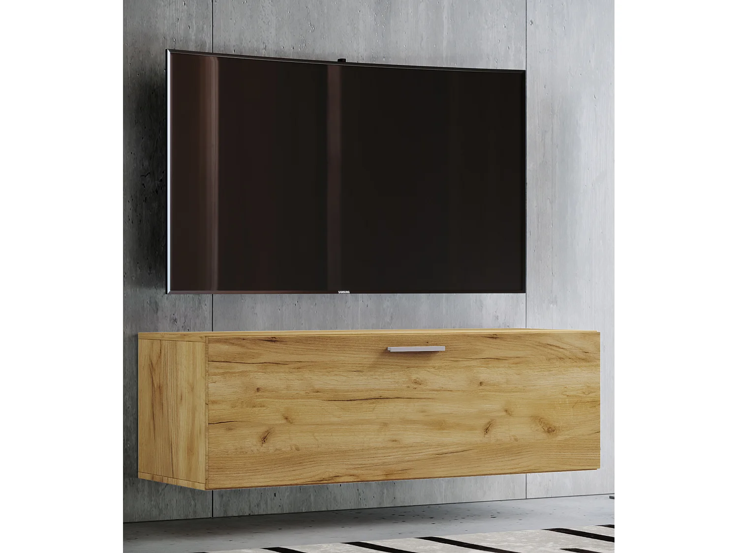 Drewno Lowboard TV Cabinet Fernso L