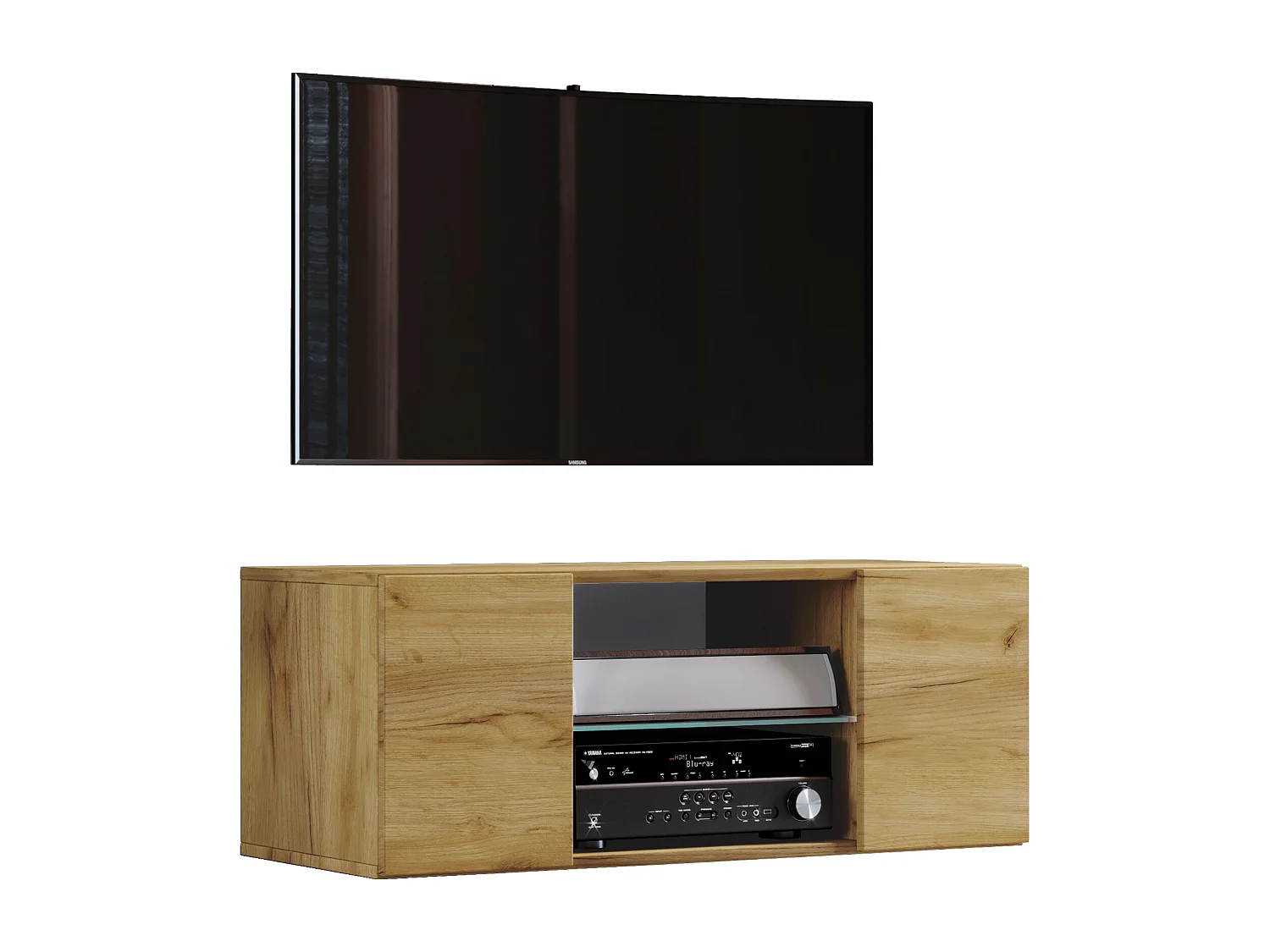 Drewno TV Wall Lowboard Fernseh Jusa 95