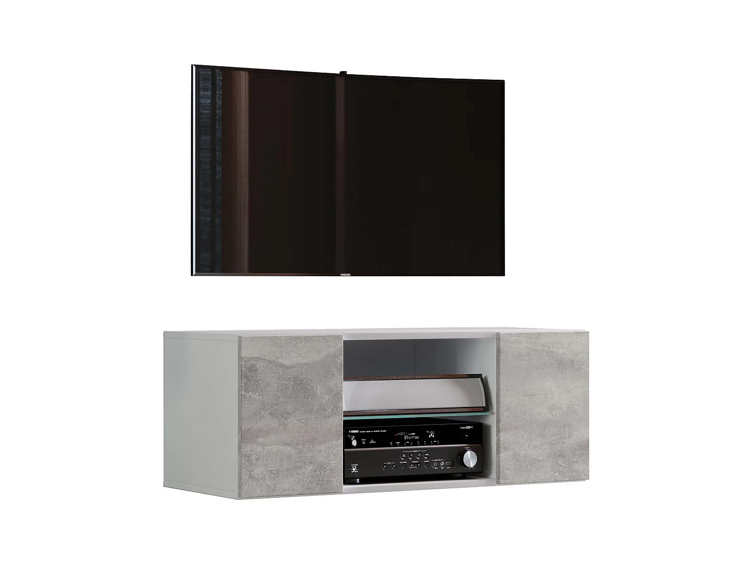 TV Wand Hänge Lowboard Fernsehschrank Jusa 115