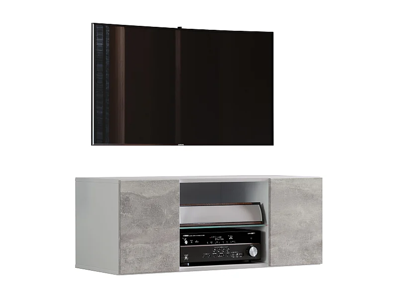 Drewno TV Wall Lowboard Fernseh Jusa 115